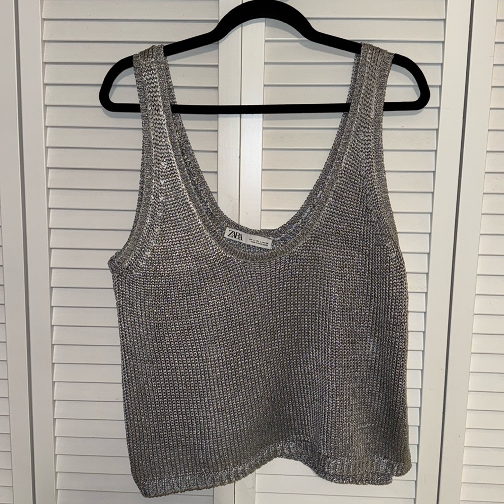 🪙 Silver Zara Tank Top
